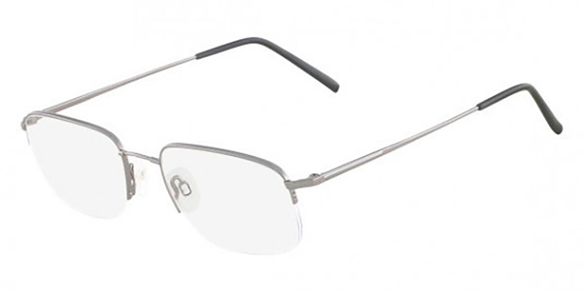 Flexon FL 606 33 Men's Glasses Gunmetal Size 52 - Free Lenses - Blue Light Block Available