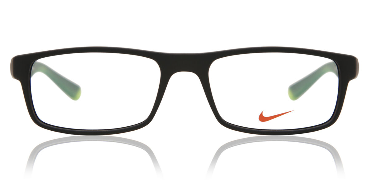 Nike 7090 010 Men's Glasses Black Size 53 - Free Lenses - Blue Light Block Available