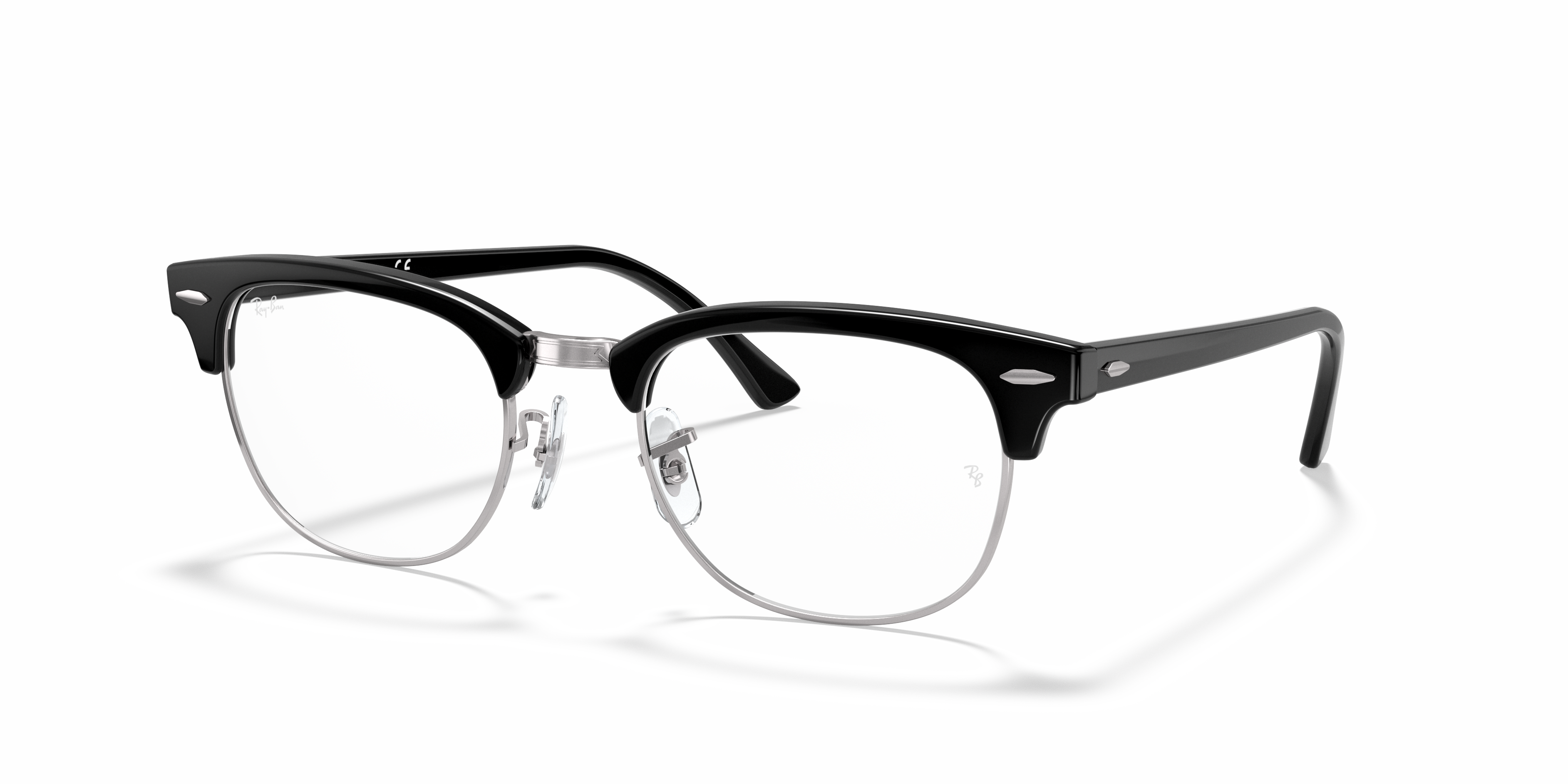 Ray-Ban Unisex Rx5154 Noir Sur Argent Size: Standard