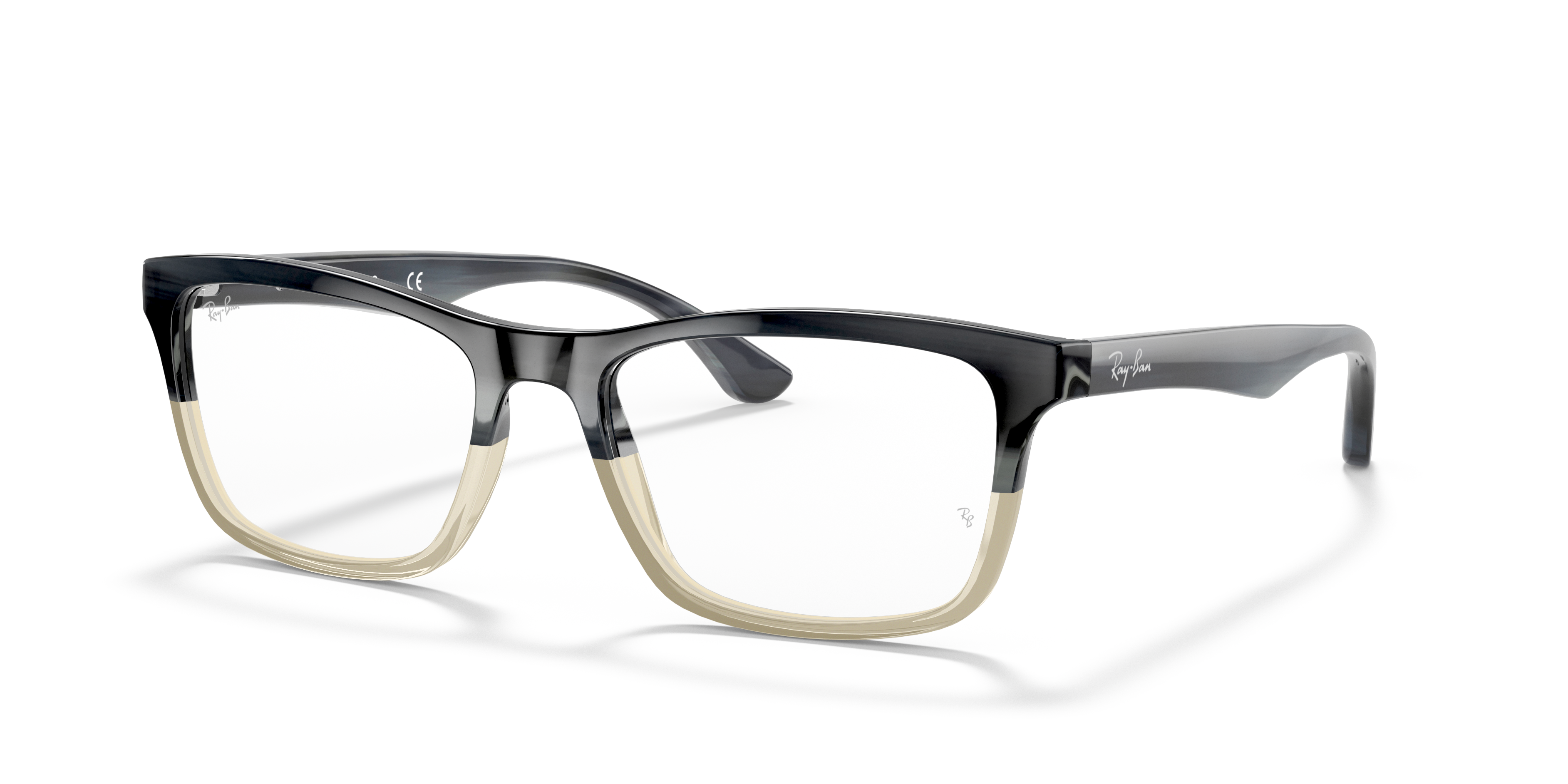 Ray-Ban Unisex Rx5279 Grey Horn Size: Extra Large