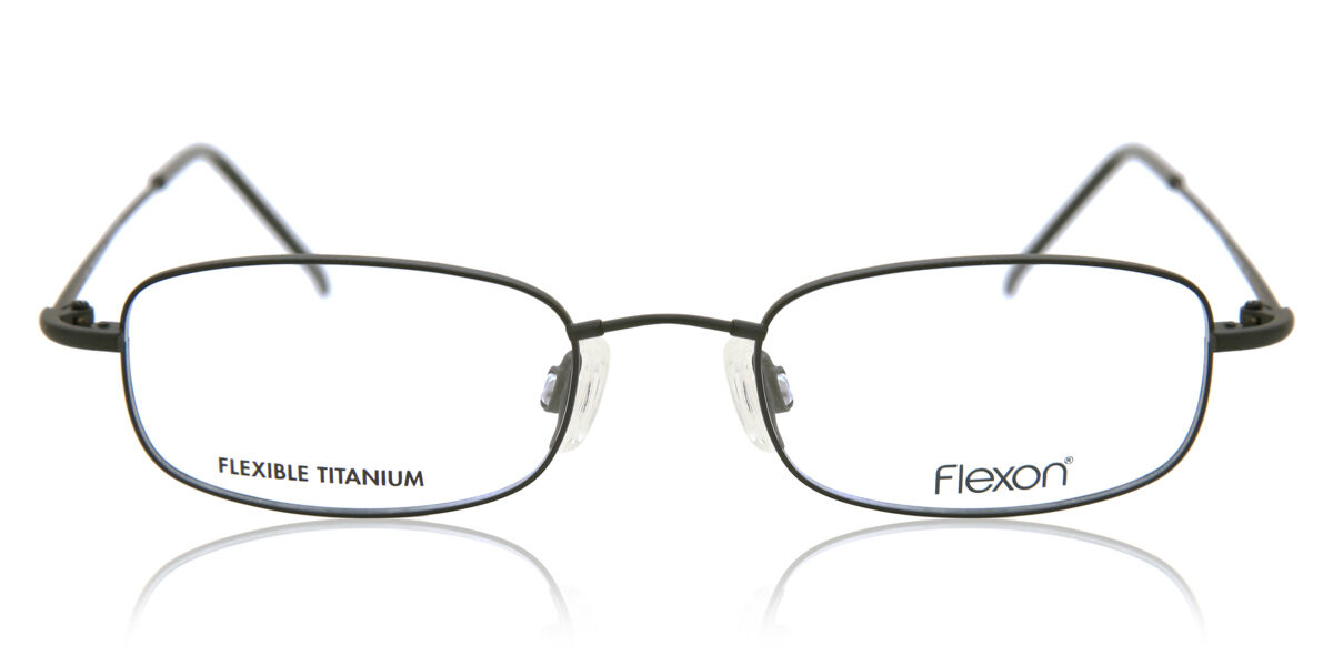 Flexon FL 603 2 Men's Glasses Black Size 49 - Free Lenses - Blue Light Block Available
