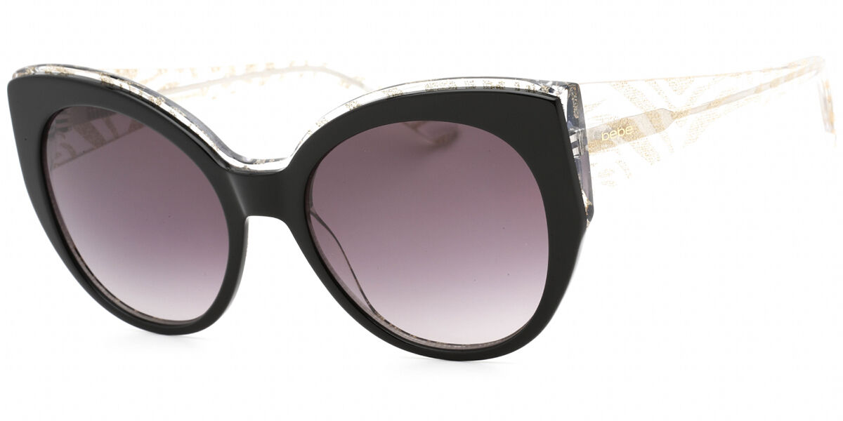 Bebe BB7231 001 Men's Sunglasses Black Size 55