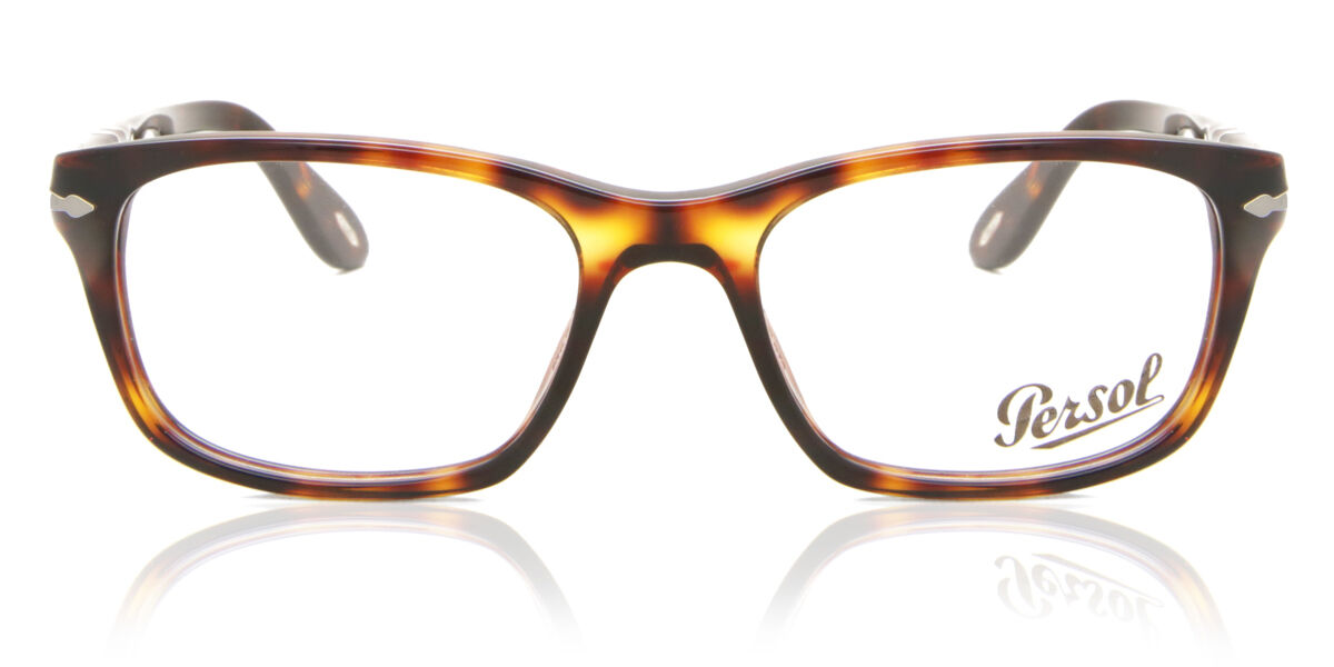 Persol PO3012V 24 Men's Glasses Tortoiseshell Size 54 - Free Lenses - Blue Light Block Available